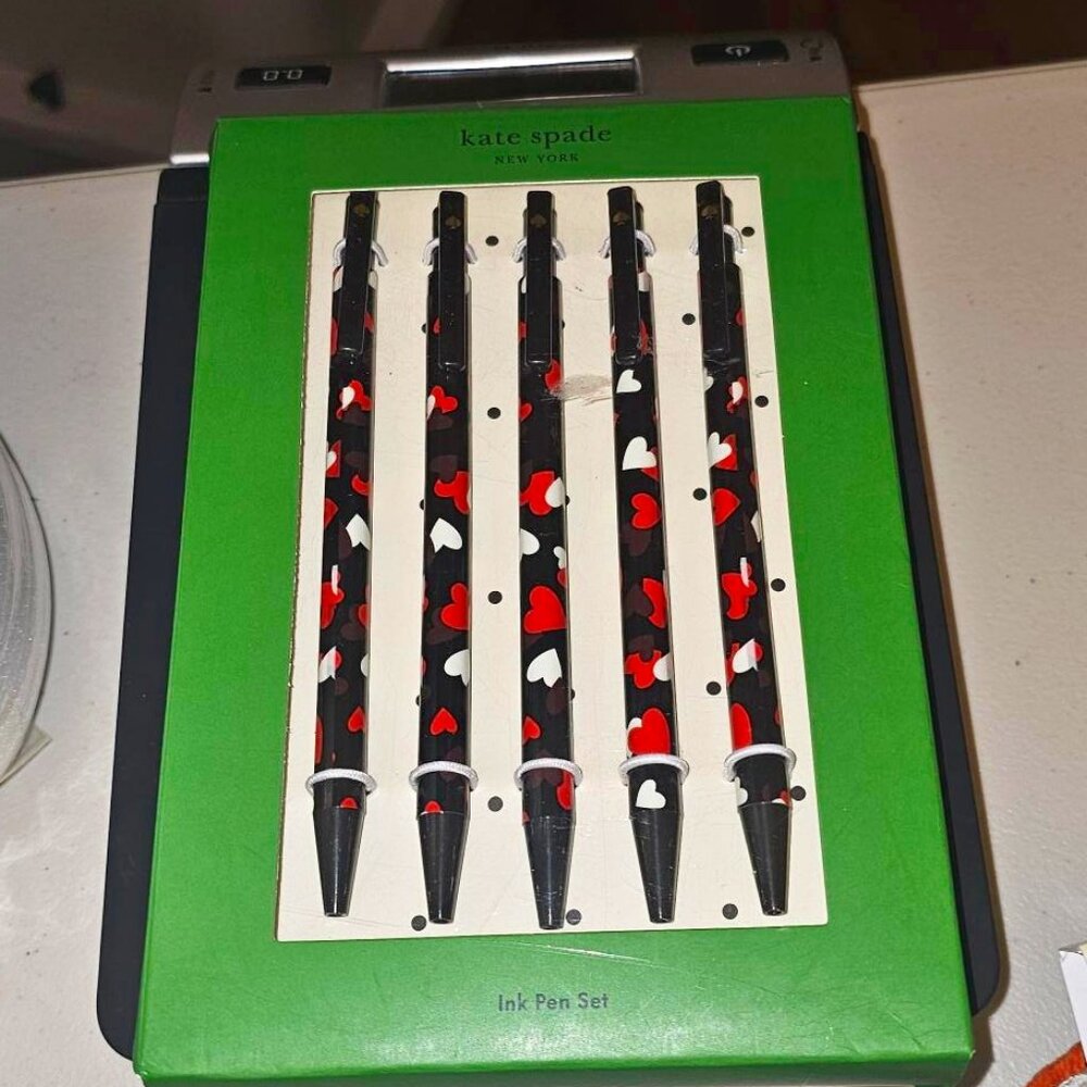 Kate Spade heart pens